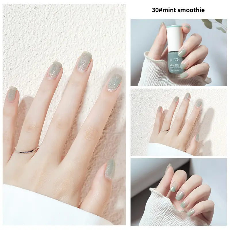 Kudan Oily Nail Polish Baking-Free Durable 8m - Image 30