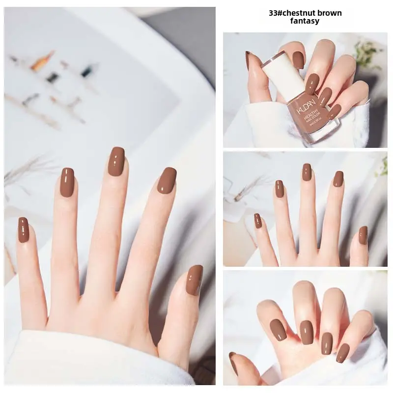 Kudan Oily Nail Polish Baking-Free Durable 8m - Image 33