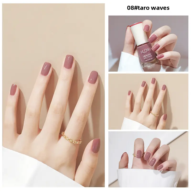 Kudan Oily Nail Polish Baking-Free Durable 8m - Image 8