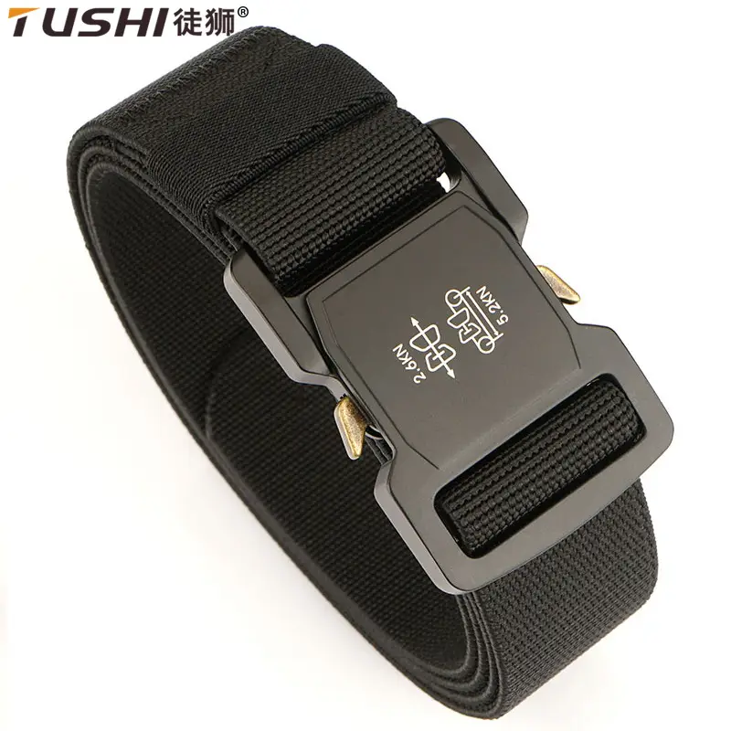 Men's Tactical Elastic Belt Olive Green All-Match
