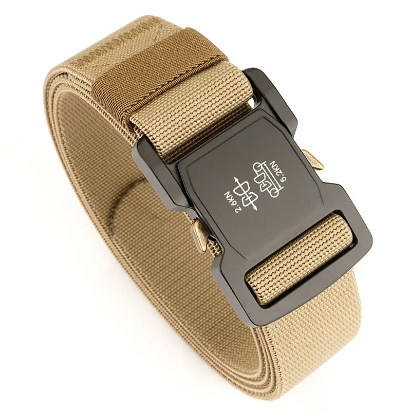 Men's Tactical Elastic Belt Olive Green All-Match