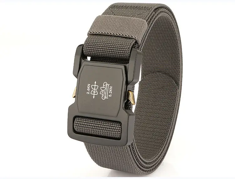 Men's Tactical Elastic Belt Olive Green All-Match — feature 19