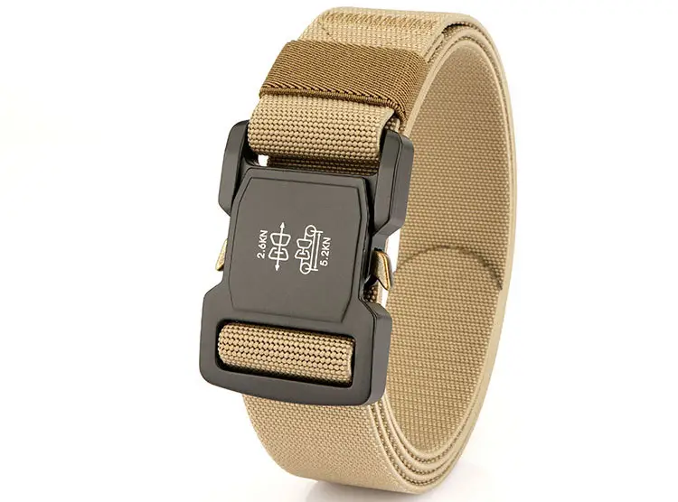 Men's Tactical Elastic Belt Olive Green All-Match — feature 21
