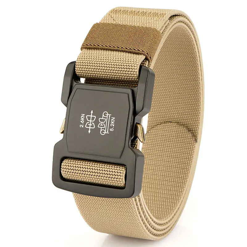 Men's Tactical Elastic Belt Olive Green All-Match