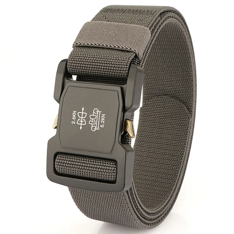 Men's Tactical Elastic Belt Olive Green All-Match