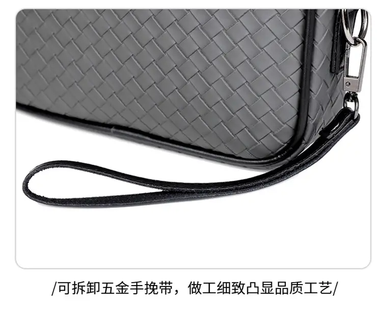 2026 Men's Woven Crossbody Bag Green Korean Style — feature 25