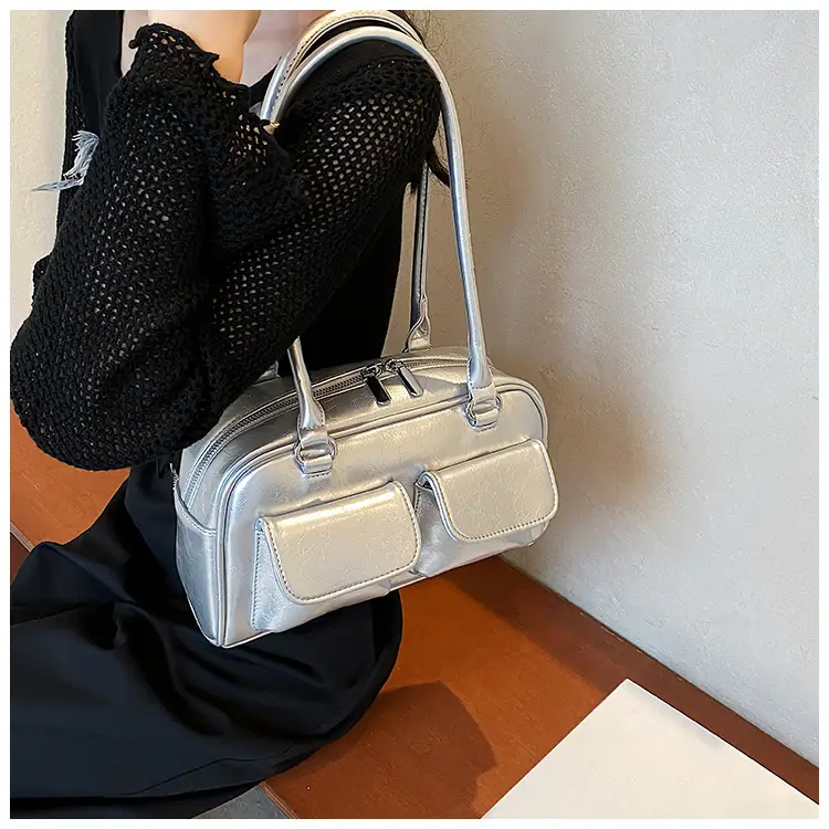 Green Leather Shoulder Bag for Women — feature 10