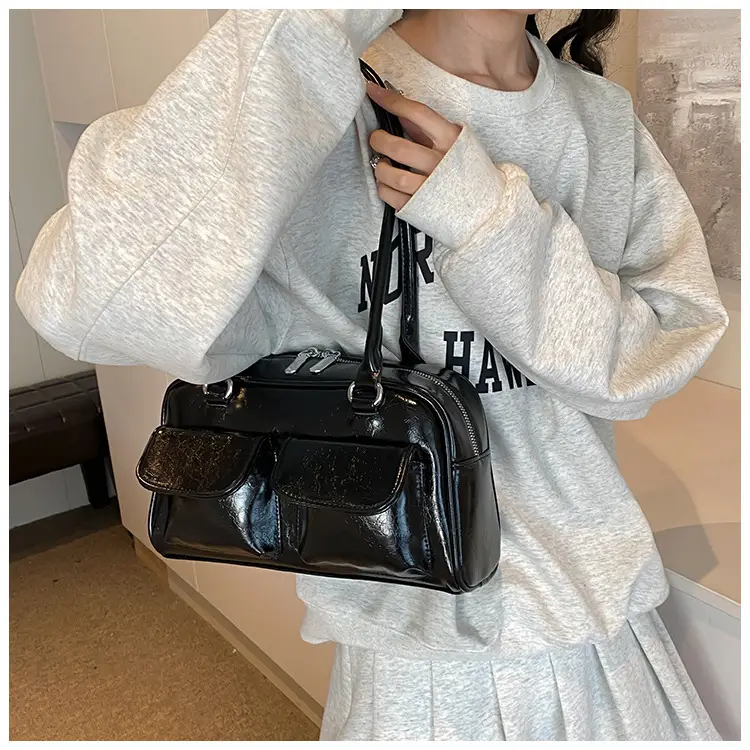 Green Leather Shoulder Bag for Women — feature 18