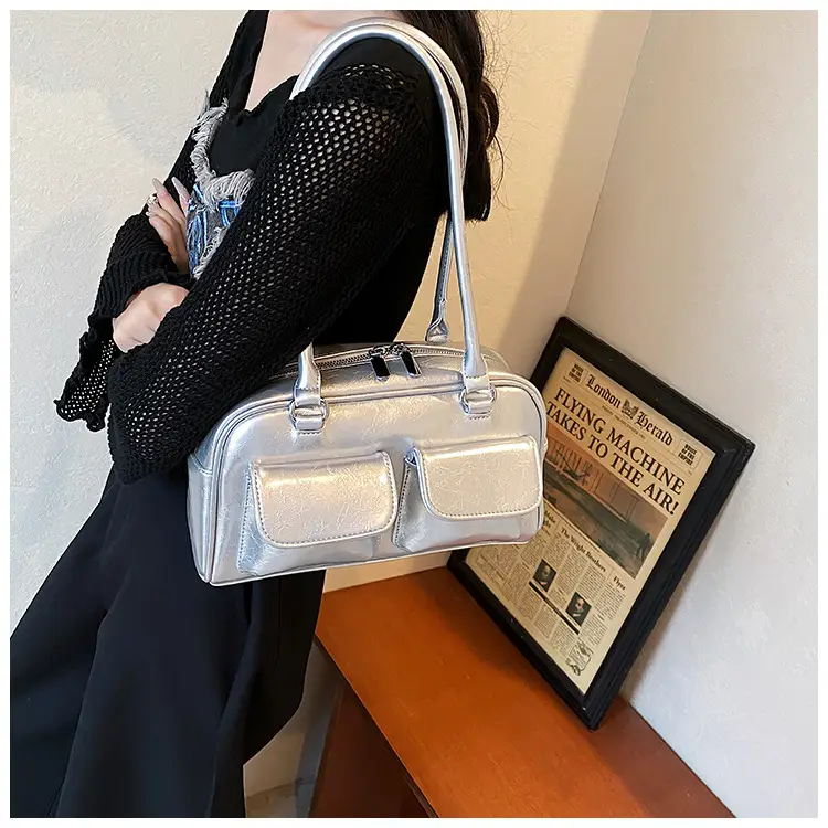 Green Leather Shoulder Bag for Women — feature 8