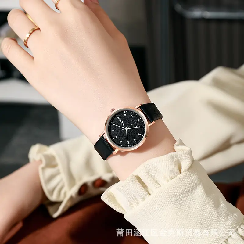Korean-style Women's Watch with Green Strap - Image 6