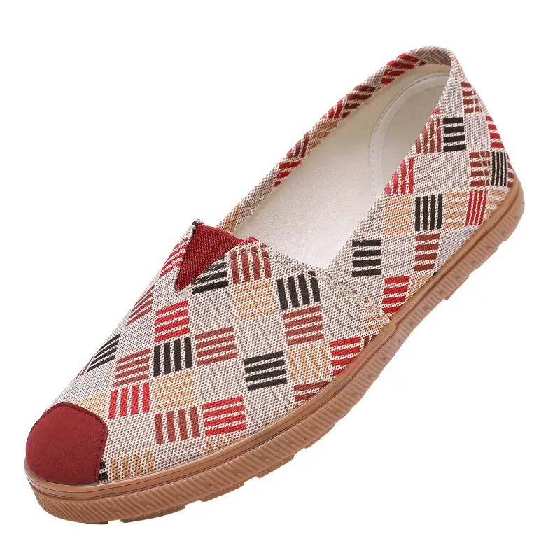 Lu Tai Mom Shoes Flat Shoes Cloth Shoes Women's Shoes Soft Sole Not Tired Foot Slip-on Casual Shoes Single Shoes Elderly Shoes - Image 19