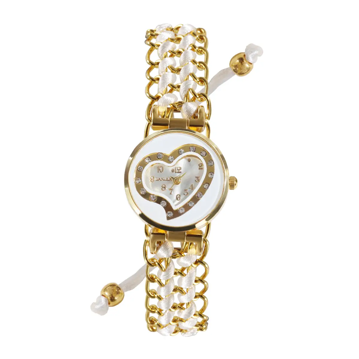 Women's Heart-Shaped Bracelet Watch with Red Blue Blue - Image 10