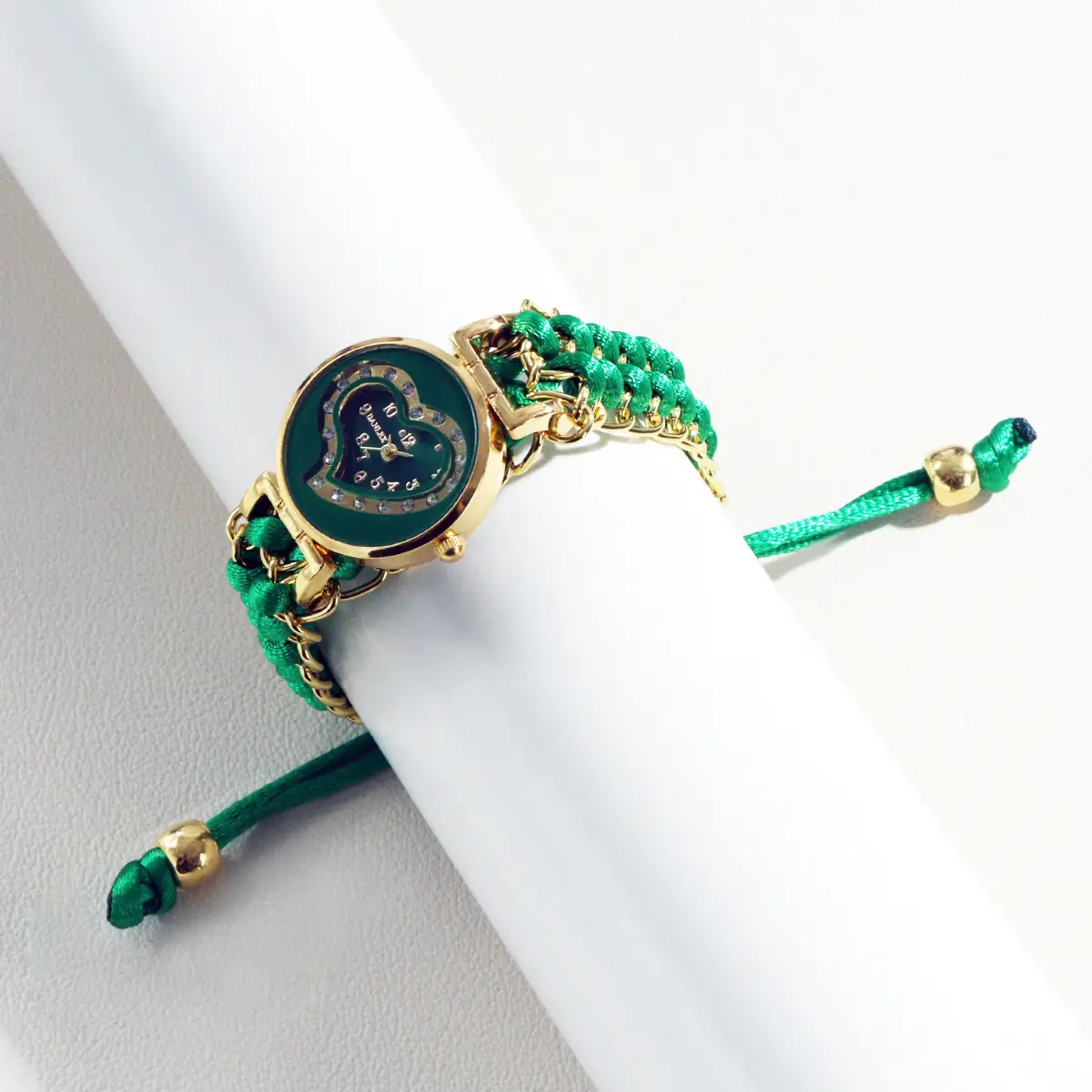 Women's Heart-Shaped Bracelet Watch with Red Blue Blue - Image 6