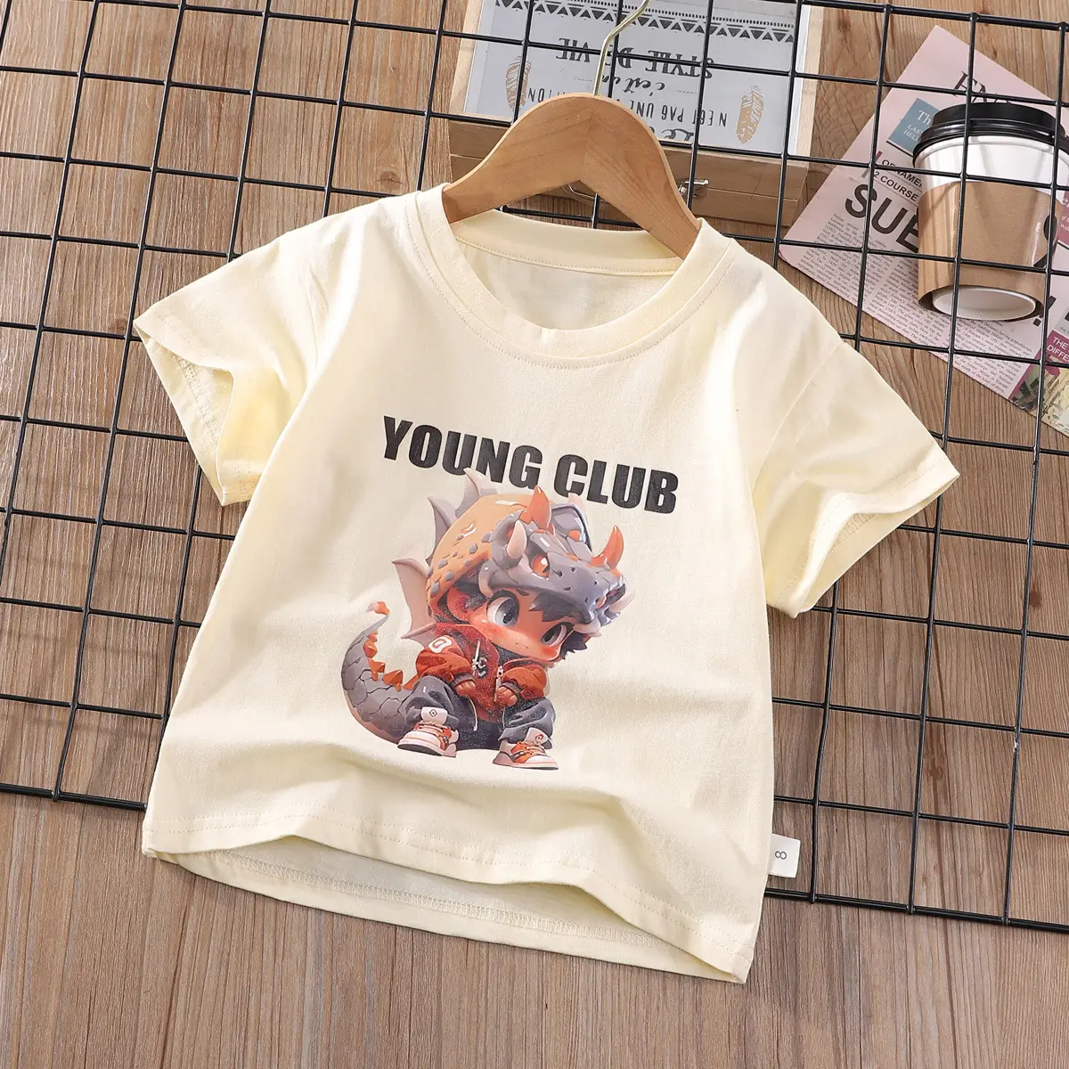 Kids Sonic Graphic T-Shirt Light Green 5 Number Print - Image 31