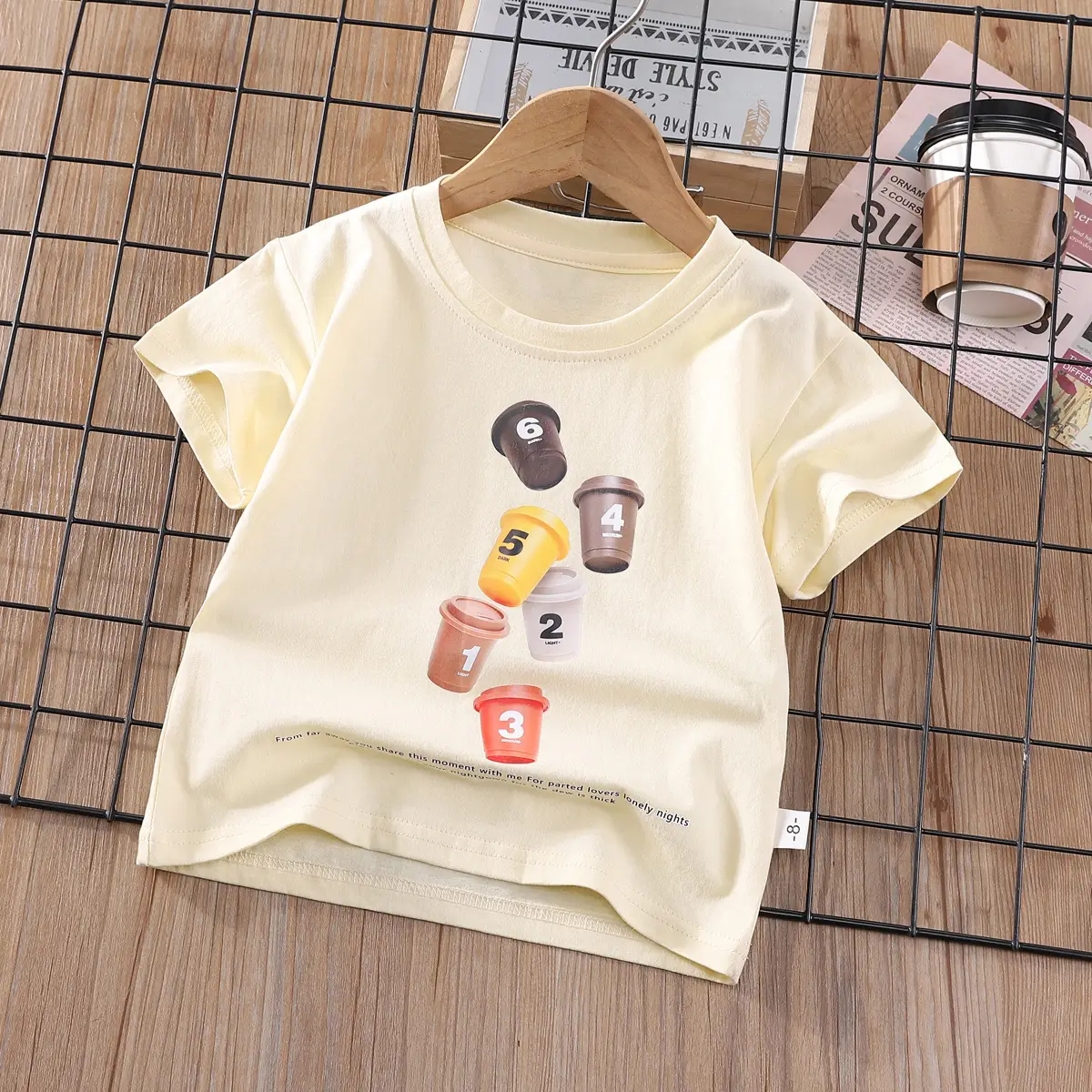 Kids Sonic Graphic T-Shirt Light Green 5 Number Print - Image 12