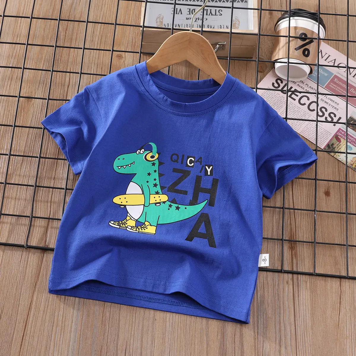 Kids Sonic Graphic T-Shirt Light Green 5 Number Print - Image 16