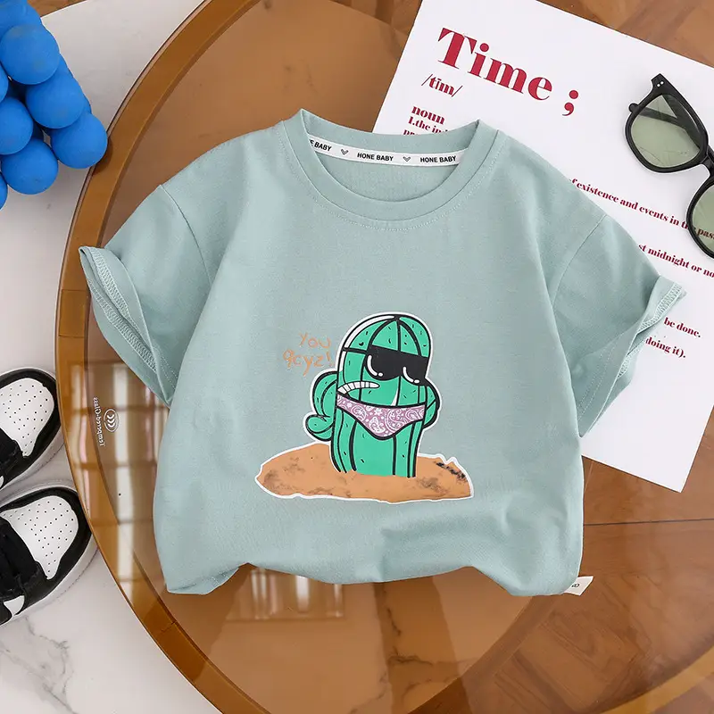 Kids Sonic Graphic T-Shirt Light Green 5 Number Print - Image 26