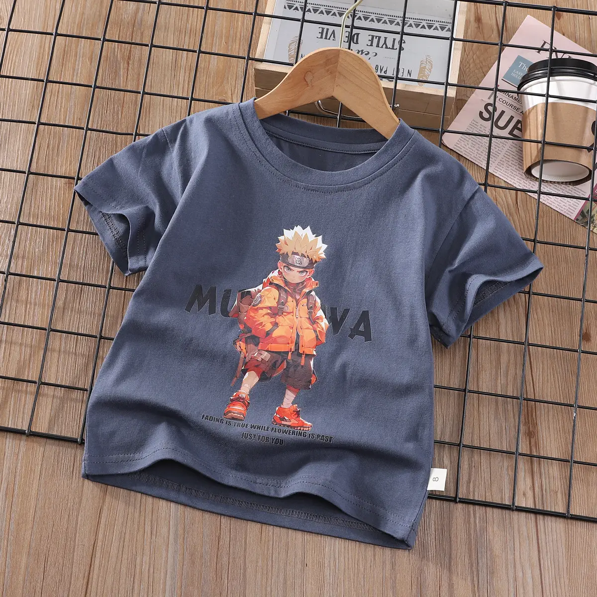 Kids Sonic Graphic T-Shirt Light Green 5 Number Print - Image 6