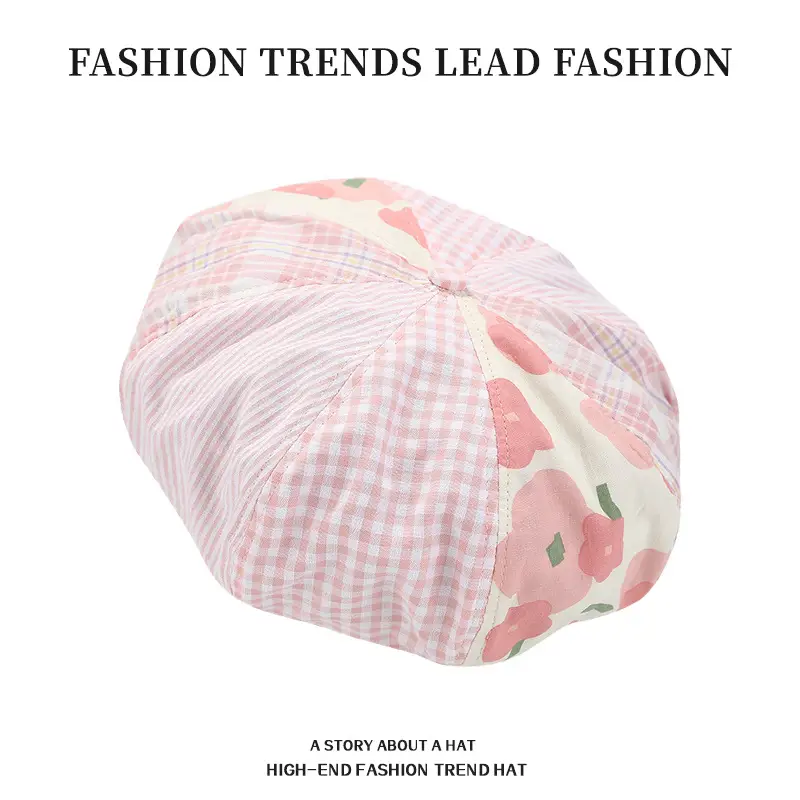 2024 Spice Girls Pink Anti-Beret Cap Women Spring Summer - Image 4