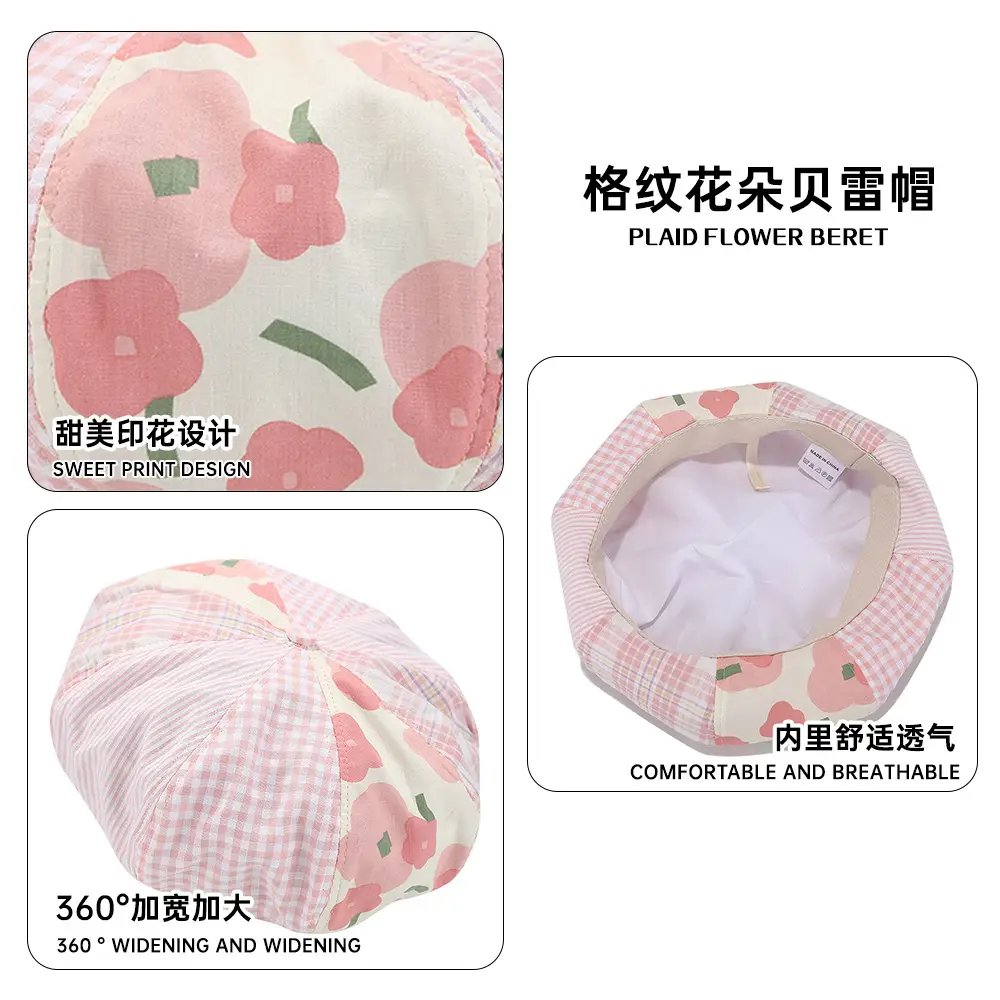 2024 Spice Girls Pink Anti-Beret Cap Women Spring Summer - Image 5