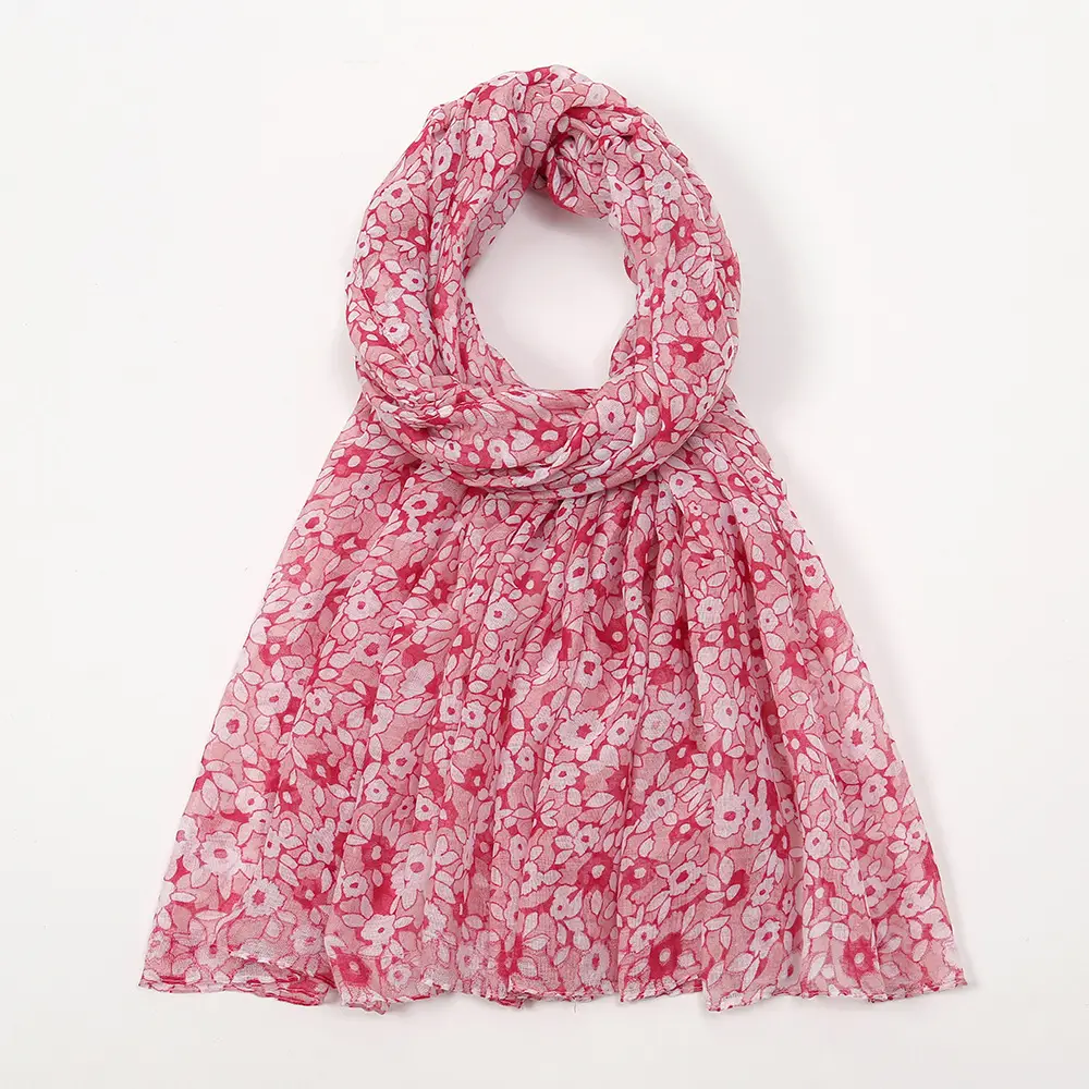 Bali Yarn Muslim Turban Scarves Women's Floret Print - Image 4