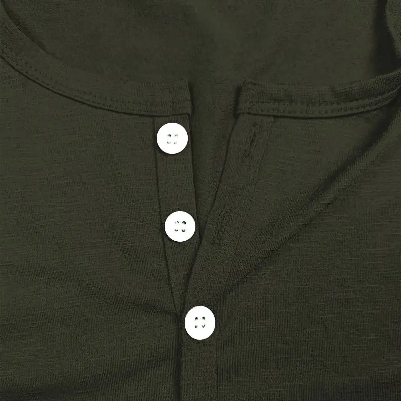 Men Button T-Shirt Bamboo Summer Gray — feature 12