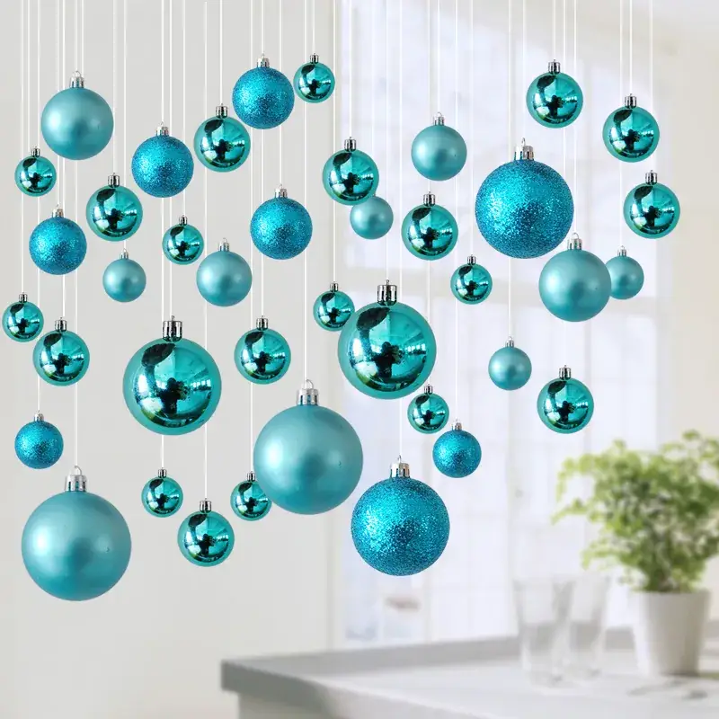 Mid-Autumn Ceiling Hanging Blue Balls Decoration - Image 31