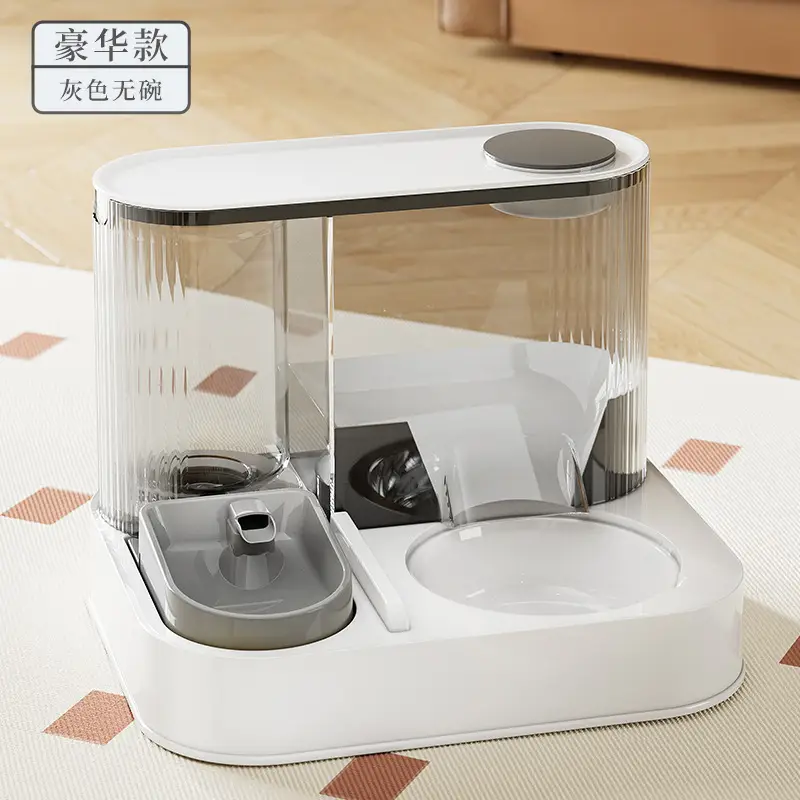 Cat Automatic Drinking Water Feeder Integrated Transparent Visible Cat Food Basin Cat Bowl Dog Bowl Feeder Pet Water Dispenser