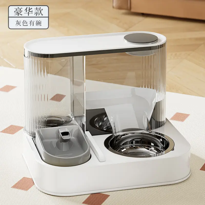 Cat Automatic Drinking Water Feeder Integrated Transparent Visible Cat Food Basin Cat Bowl Dog Bowl Feeder Pet Water Dispenser