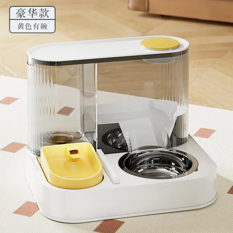 Cat Automatic Drinking Water Feeder Integrated Transparent Visible Cat Food Basin Cat Bowl Dog Bowl Feeder Pet Water Dispenser