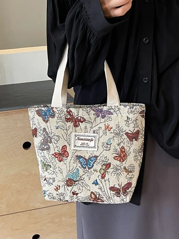 High School Student Butterfly Canvas Tote Bag 2024 - Image 7