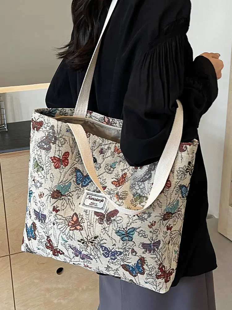 High School Student Butterfly Canvas Tote Bag 2024 - Image 8