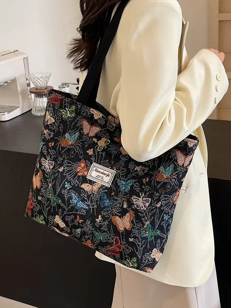 High School Student Butterfly Canvas Tote Bag 2024 - Image 9