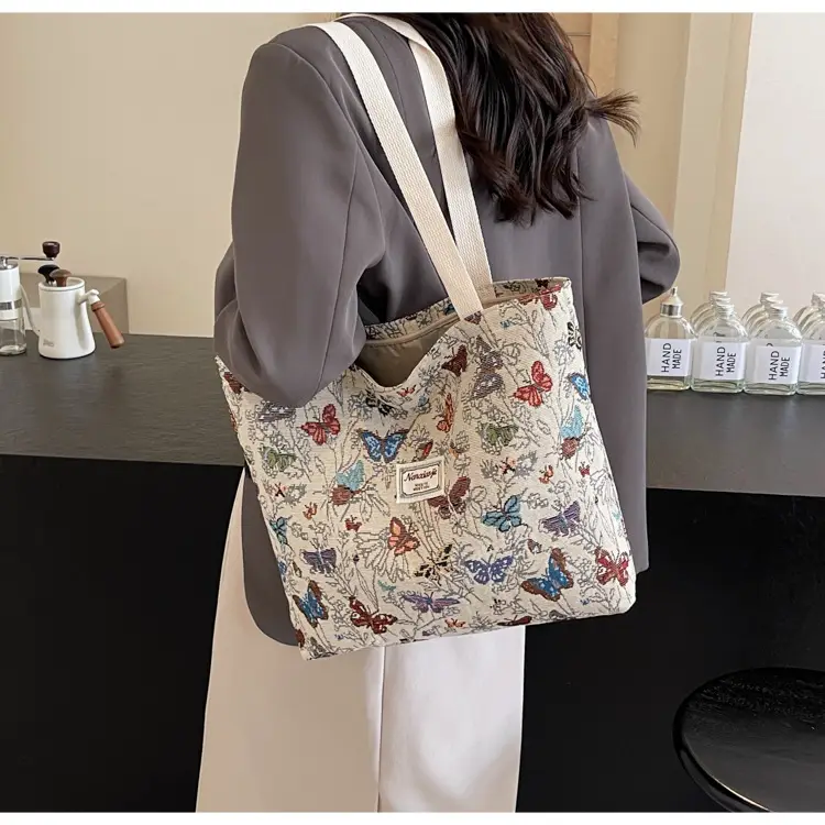 High School Student Butterfly Canvas Tote Bag 2024 — feature 12