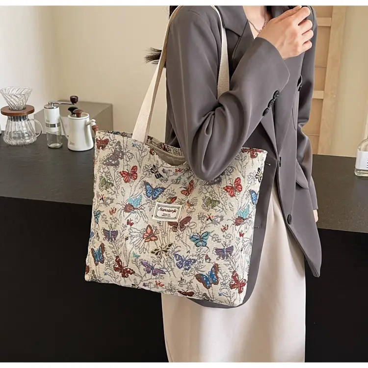 High School Student Butterfly Canvas Tote Bag 2024 — feature 15