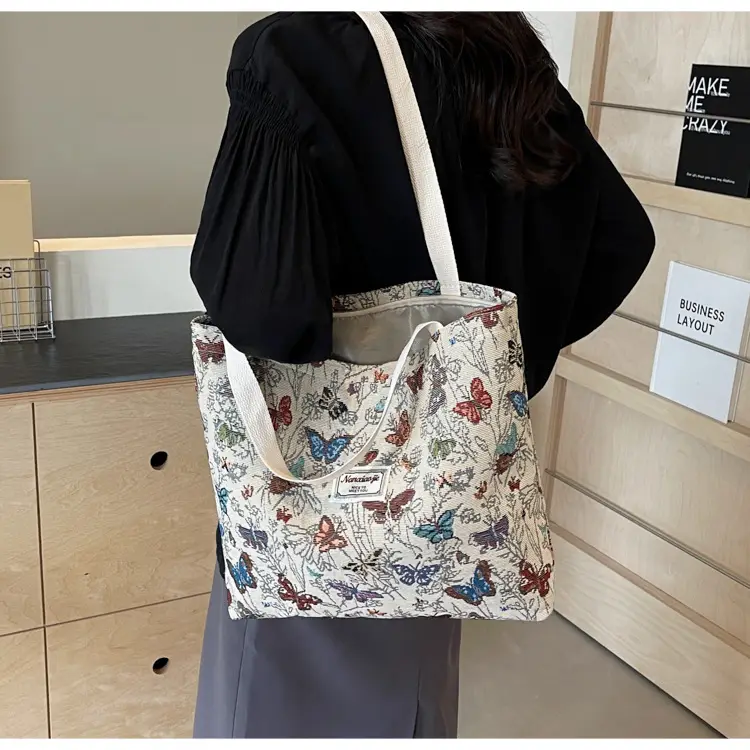 High School Student Butterfly Canvas Tote Bag 2024 — feature 17