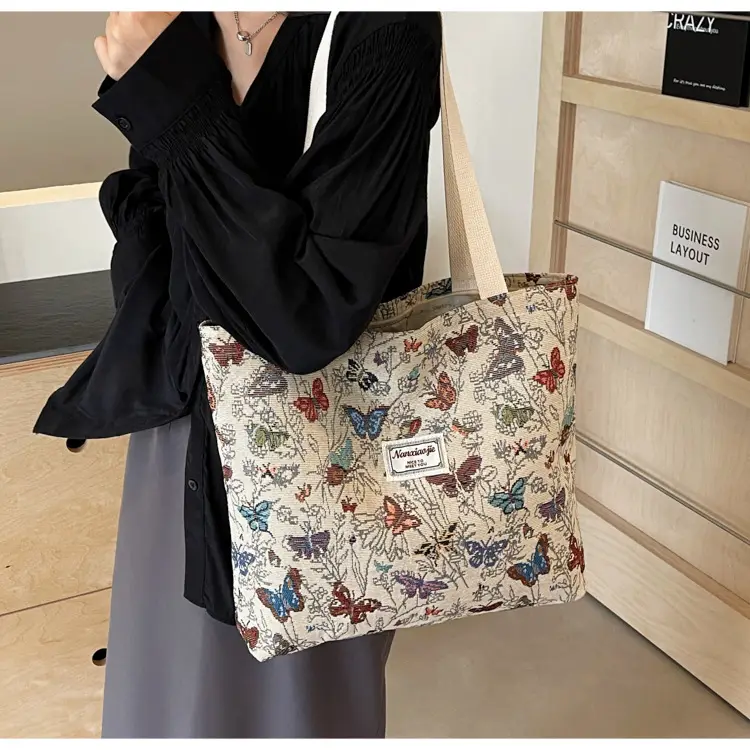 High School Student Butterfly Canvas Tote Bag 2024 — feature 20