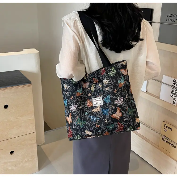 High School Student Butterfly Canvas Tote Bag 2024 — feature 24