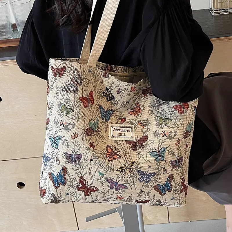High School Student Butterfly Canvas Tote Bag 2024 - Image 2