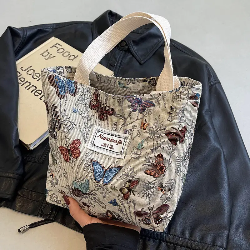 High School Student Butterfly Canvas Tote Bag 2024 - Image 4