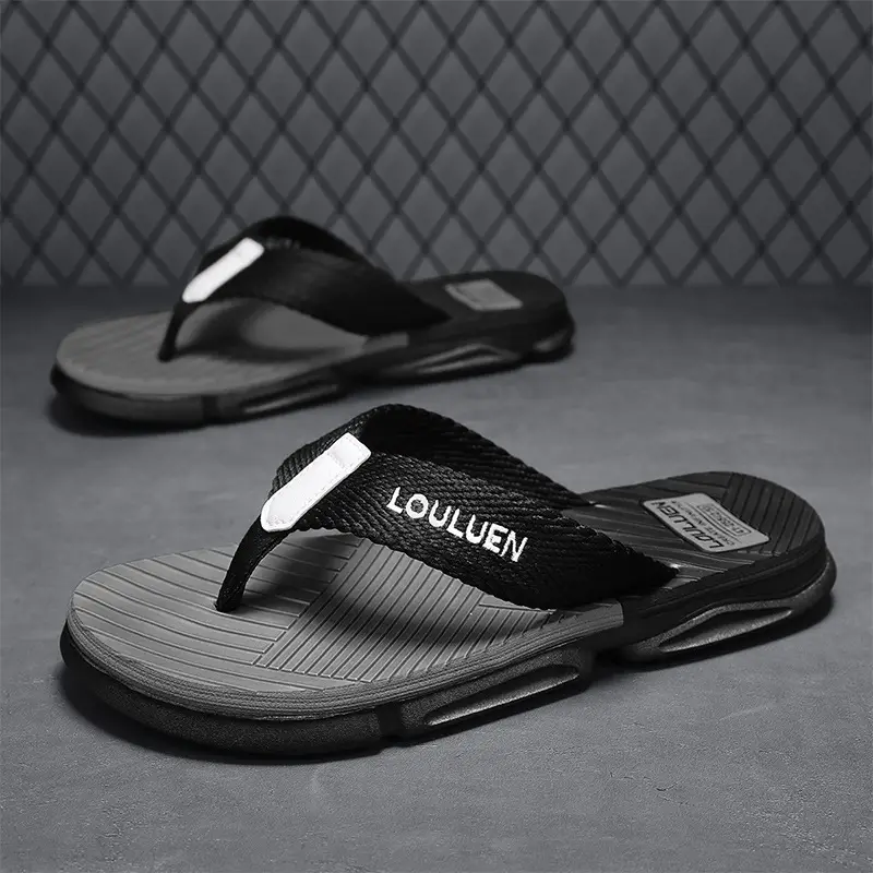 Cross-border plus size Flip-flops Men's Summer Outer Wear Non-slip Clip Sandals Men's Beach Fashionable Internet Celebrity Casual Sandals - Image 5