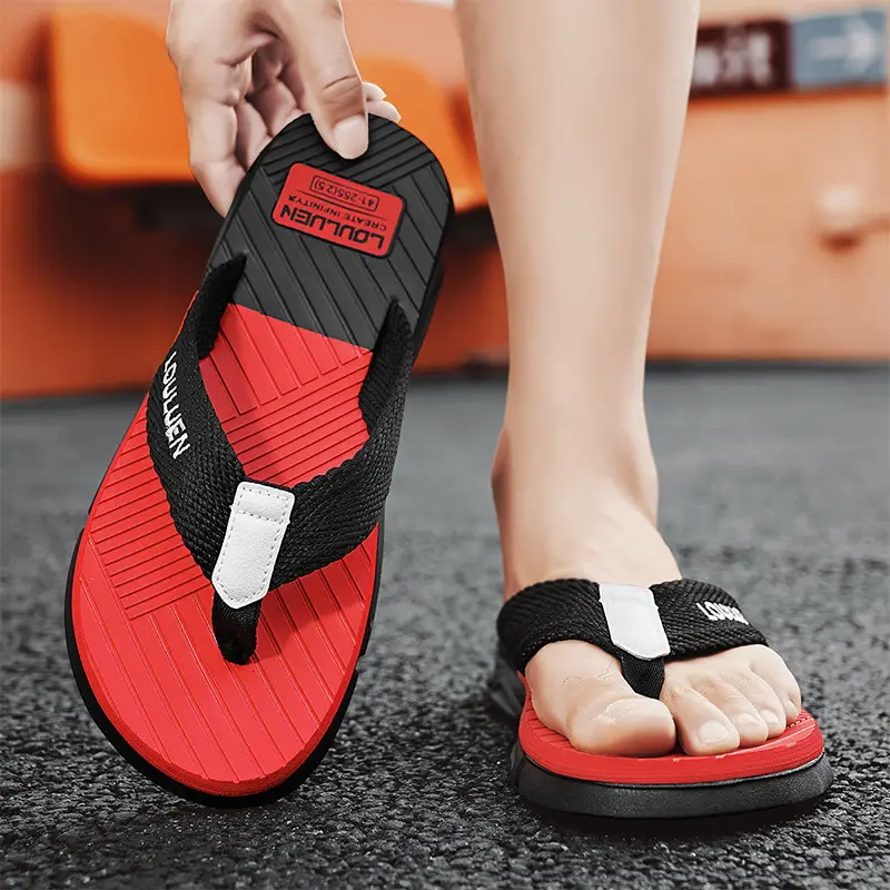 Cross-border plus size Flip-flops Men's Summer Outer Wear Non-slip Clip Sandals Men's Beach Fashionable Internet Celebrity Casual Sandals - Image 7