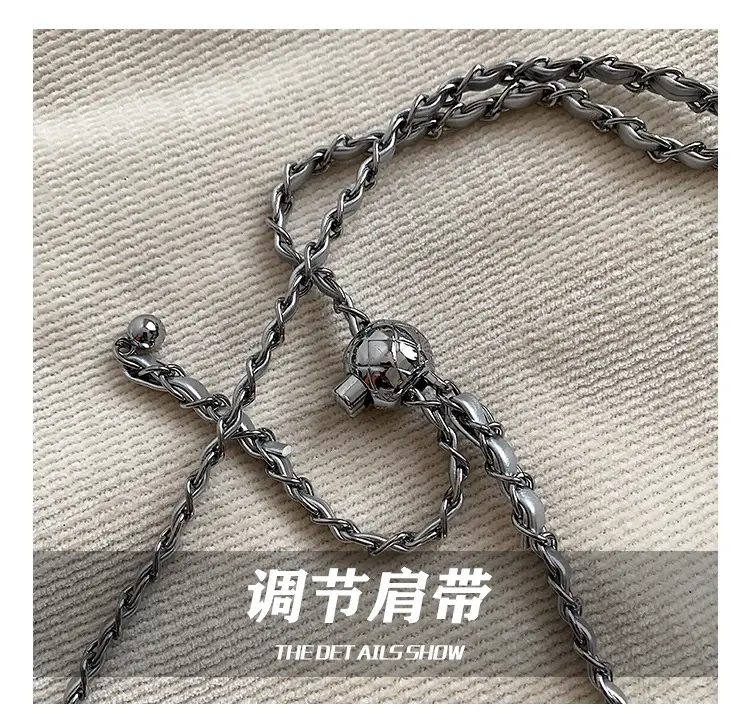 Silver Butterfly Drawstring Bucket Bag for Women — feature 14