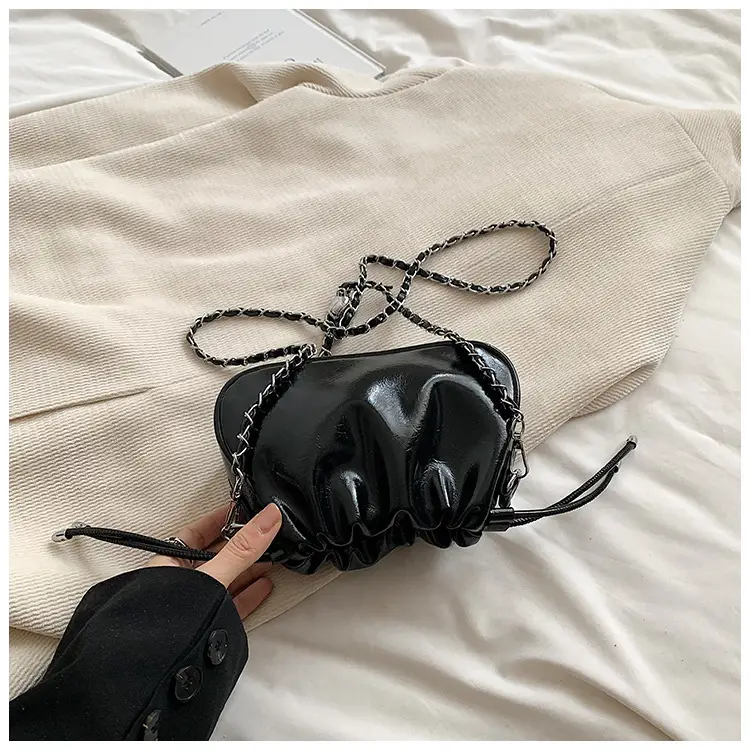 Silver Butterfly Drawstring Bucket Bag for Women — feature 32