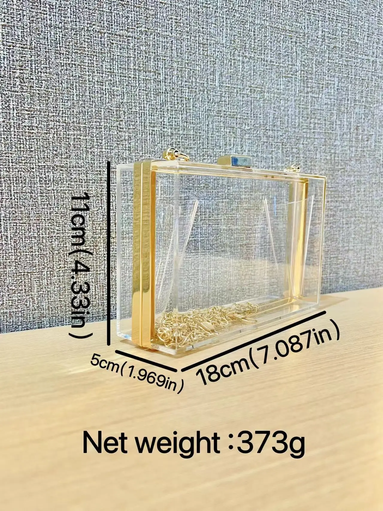 Transparent Square Crossbody Bag for Women - Image 7