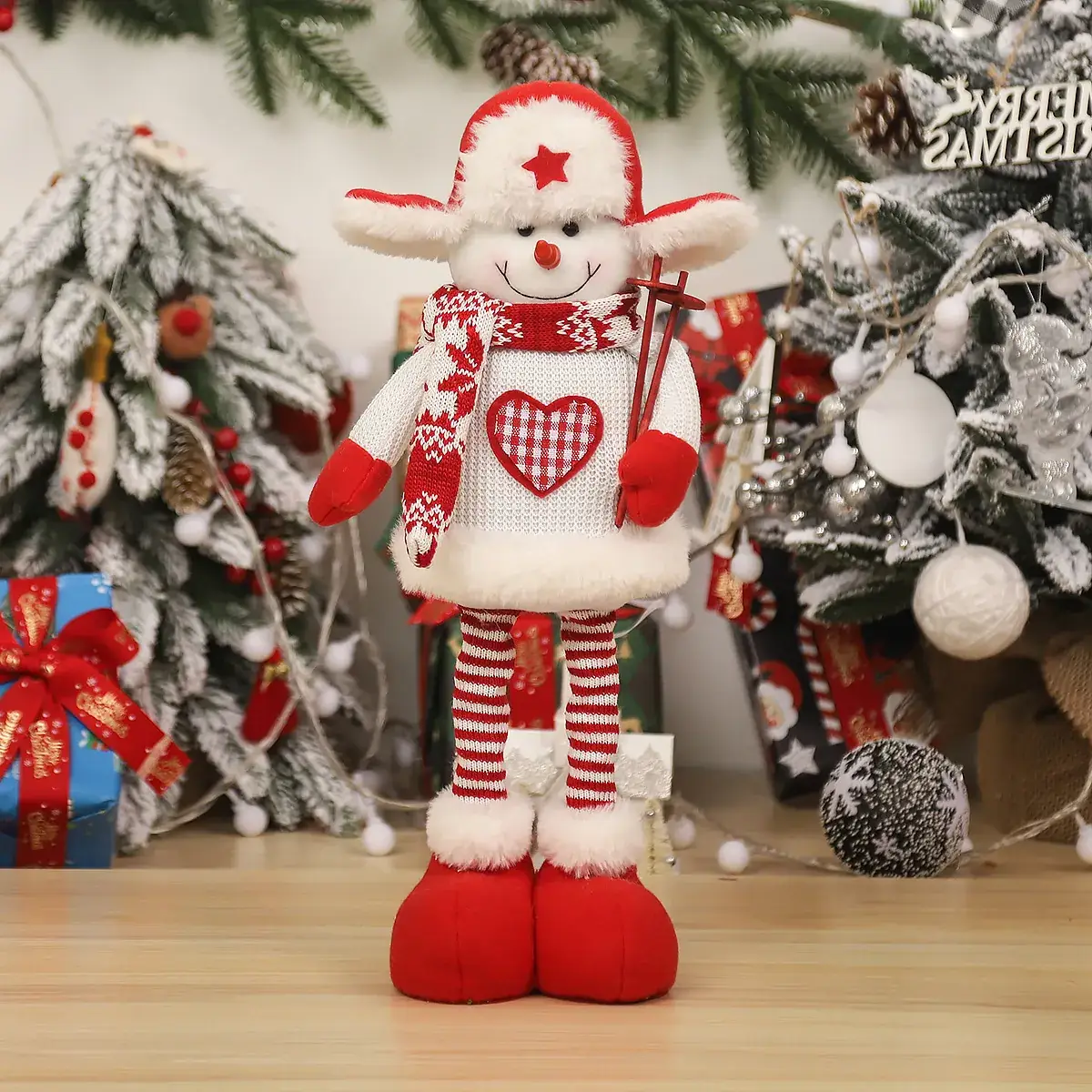 Red Snowman