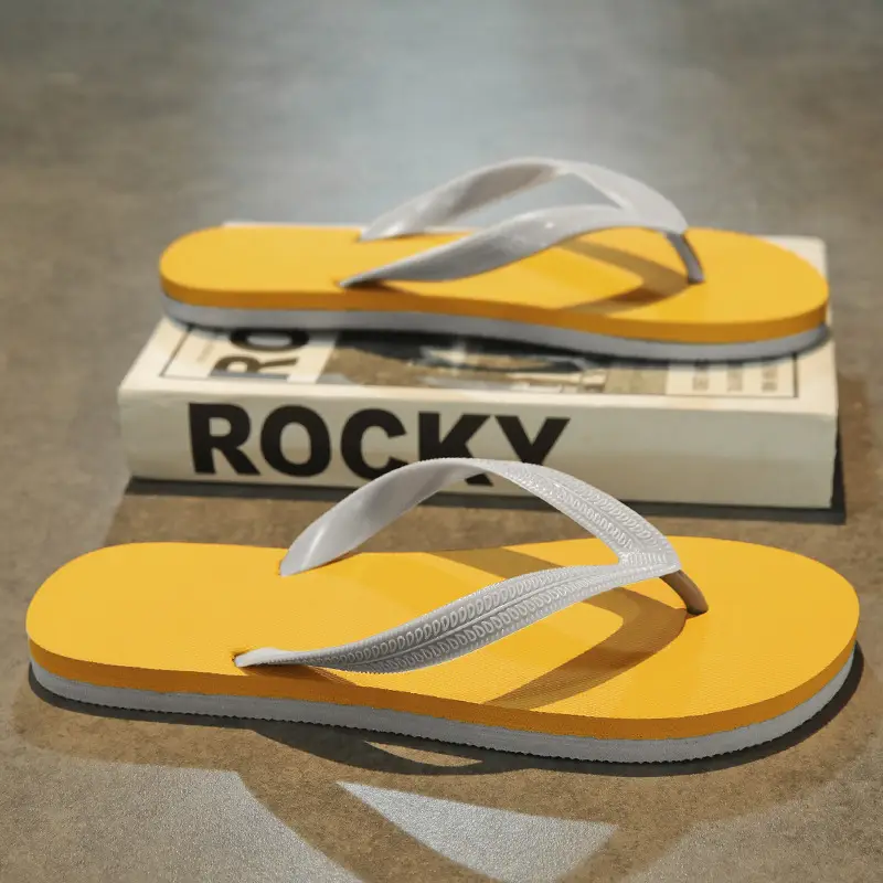 Guangdong Flip-flops for Men 2024 New Summer Outer Wear Non-slip Flip-flops for Men Thai Rubber Beach Sandals - Image 17