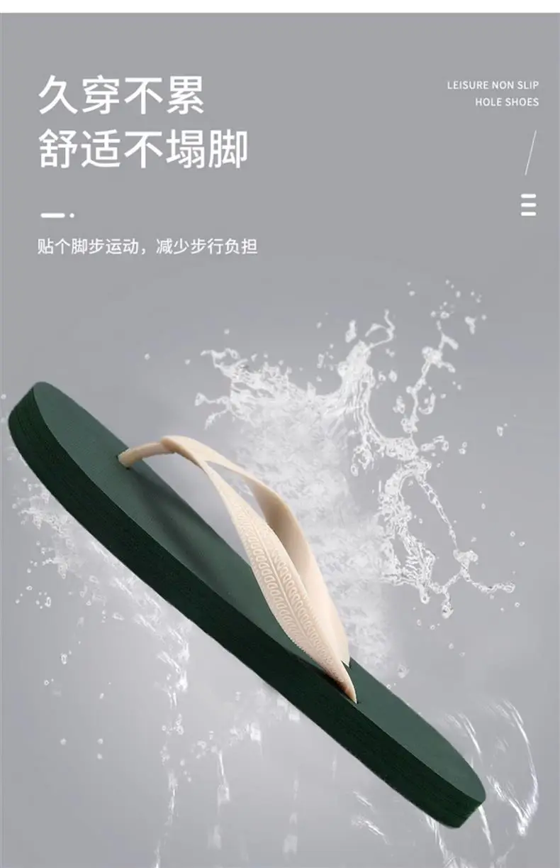 Guangdong Flip-flops for Men 2024 New Summer Outer Wear Non-slip Flip-flops for Men Thai Rubber Beach Sandals — feature 12