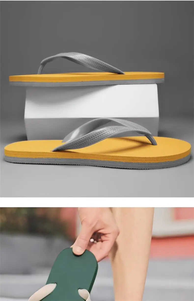 Guangdong Flip-flops for Men 2024 New Summer Outer Wear Non-slip Flip-flops for Men Thai Rubber Beach Sandals — feature 20