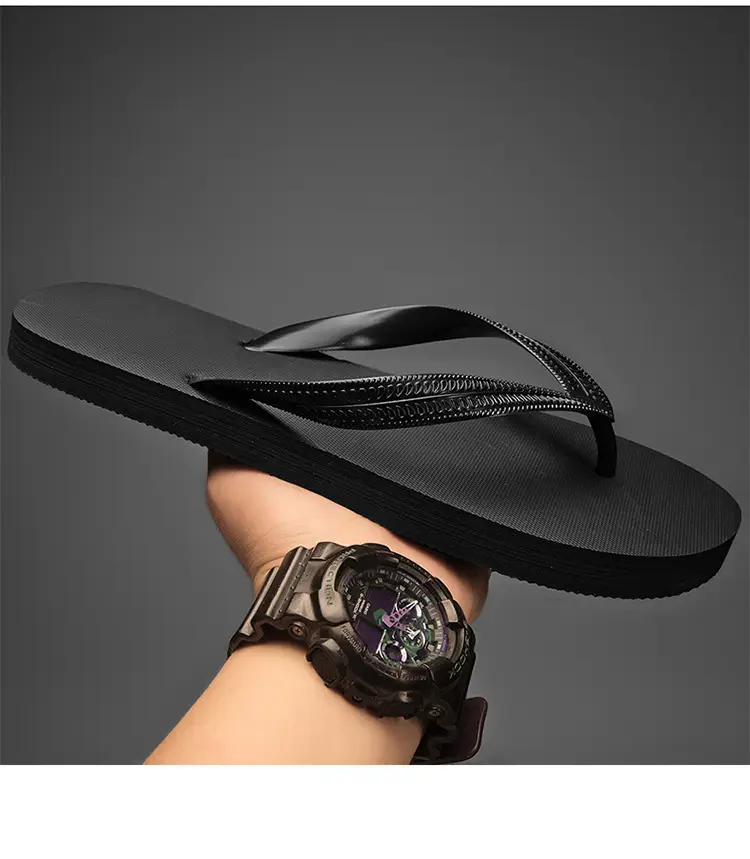 Guangdong Flip-flops for Men 2024 New Summer Outer Wear Non-slip Flip-flops for Men Thai Rubber Beach Sandals — feature 30